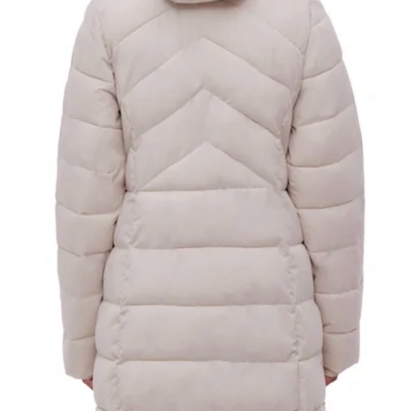 Bench Urbanwear Repreve Woman’s Long Puffer Coat – Ivory/Cream – XS – NWT - Picture 2 of 13